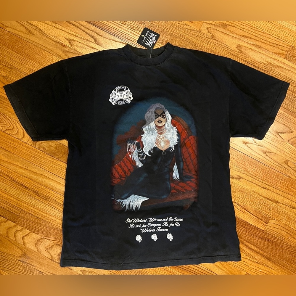 Darc Sport Bodybuilding 🐺 Marvel Black Cat comic T-shirt. Unisex. size men M.